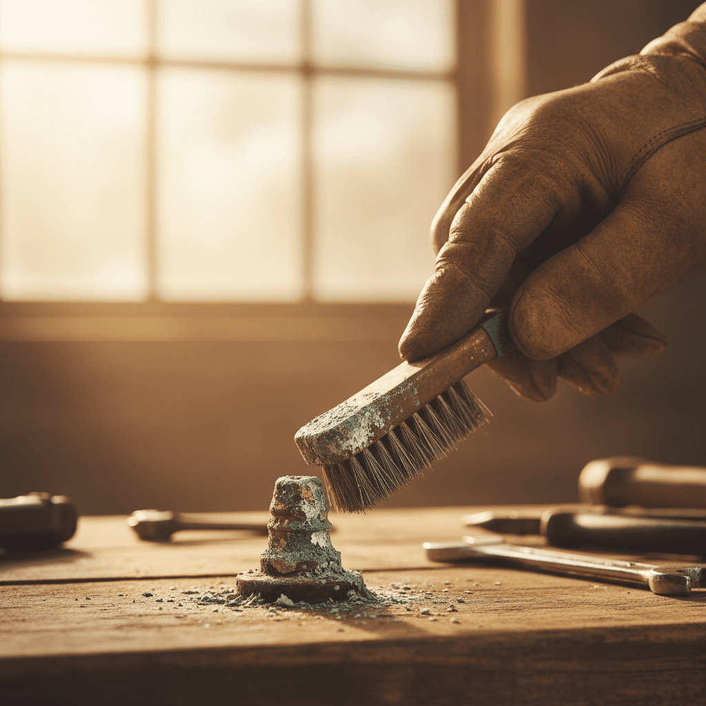 Battery maintenance and corrosion